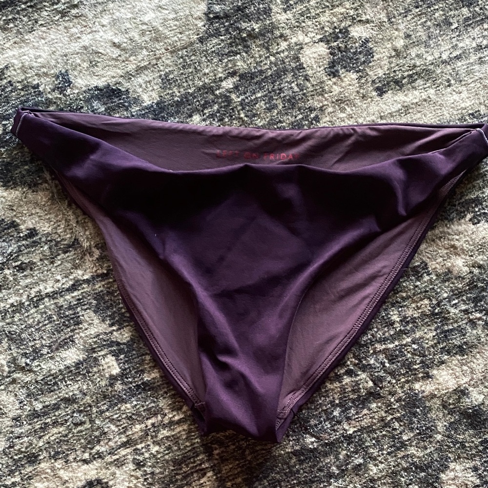 Left On Friday Deep Purple “Wear To” Bikini Bottom